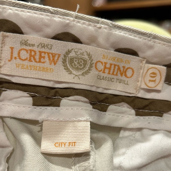 J.Crew Chino shorts size 10 - Picture 4 of 4